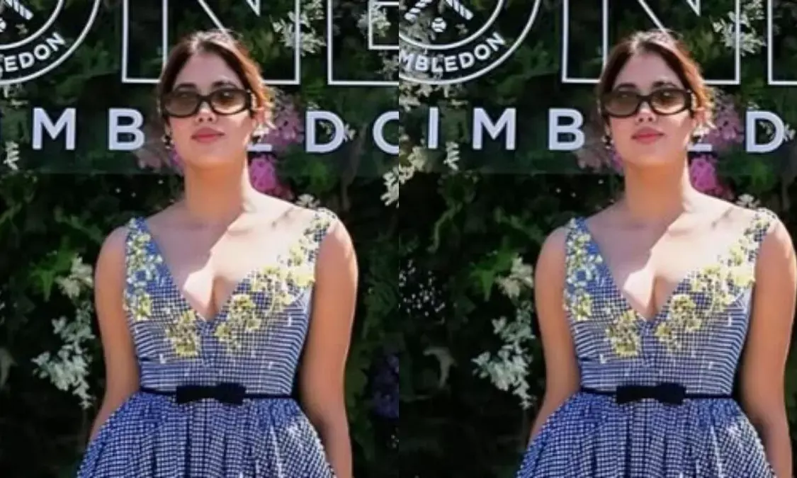 विंबलडन 2025 सेमीफाइनल में जान्हवी कपूर ने की शिरकत