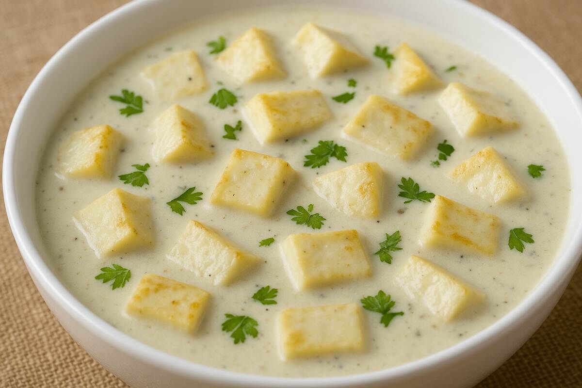 White Gravy Paneer: सफेद ग्रेवी वाली पनीर की सब्जी है लाजवाब, इस तरीके से  बनाकर उठाएं शाही स्वाद का लुत्फ | how to make white gravy paneer sabji  recipe for lunch and