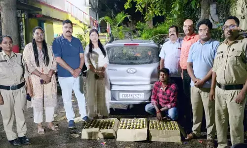 Accused arrested by police with liquor