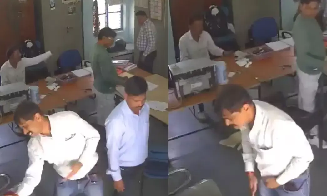 भिंड में IAS अधिकारी ने छात्र को जड़े थप्पड़, Video वायरल होने पर दिया जवाब भिंड में IAS अधिकारी ने छात्र को जड़े थप्पड़, Video वायरल होने पर दिया जवाब