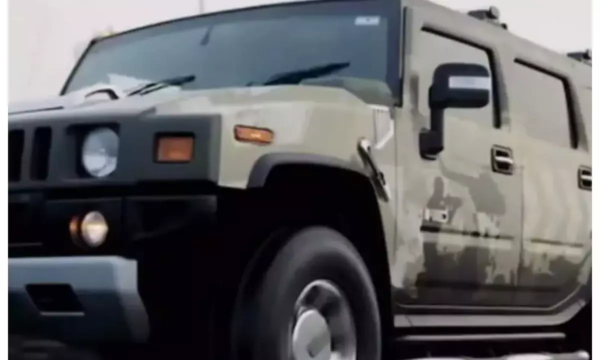 ms dhoni hummer army makeover