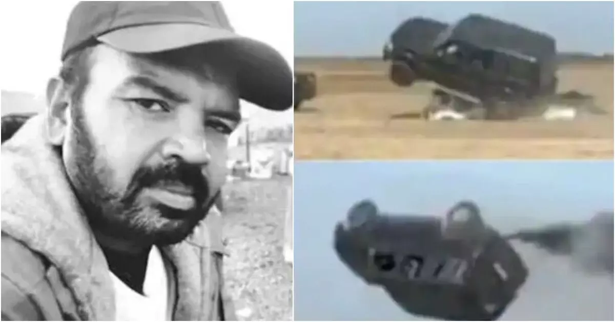 Stuntman SM Raju Dies during film shoot, Video goes viral Stuntman SM Raju Dies during film shoot, Video goes viral