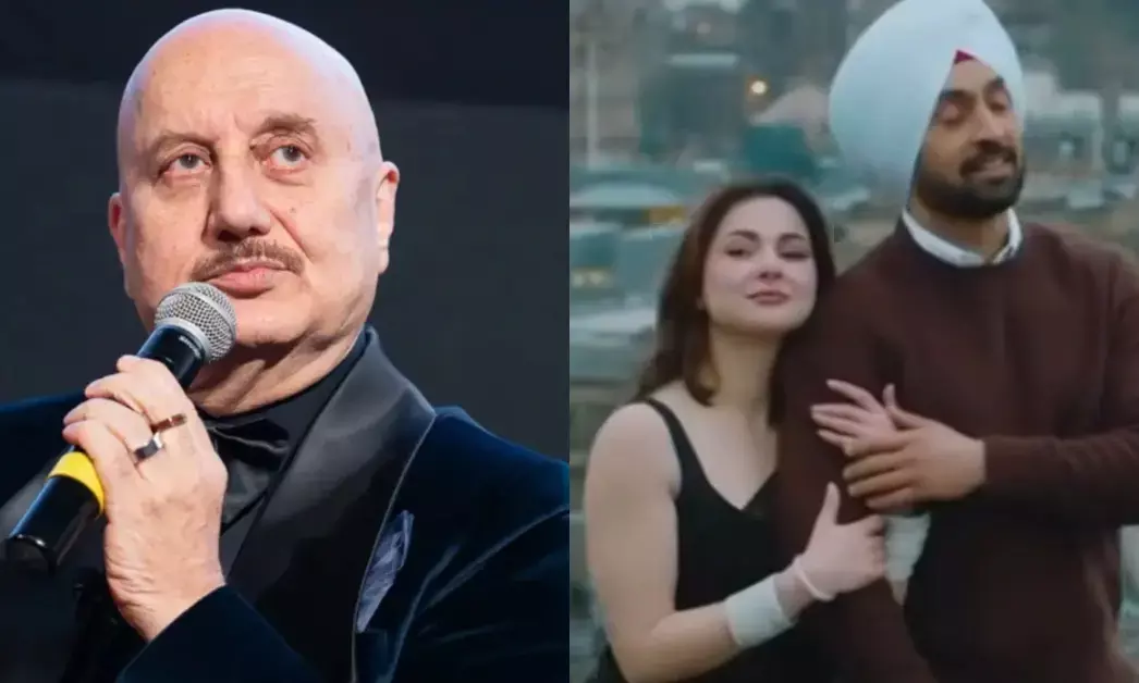 दिलजीत दोसांझ और पाक एक्ट्रेस हानिया आमिर की फिल्म सरदार जी 3 पर अनुपम खेर की तीखी प्रतिक्रिया