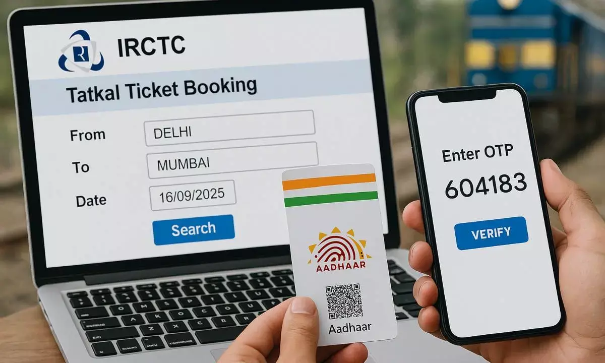tatkal ticket aadhaar linking new rule
