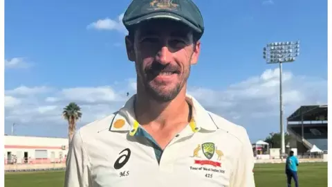 mitchell starc fastest to claim fifter in test cricket history