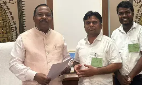 Minister Ramvichar Netam met President Arun Sarva