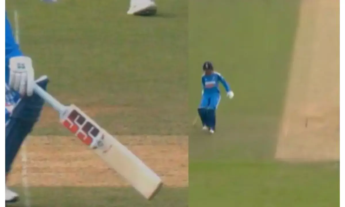Harleen deol run out vs england women in 1st odi Harleen deol run out vs england women in 1st odi