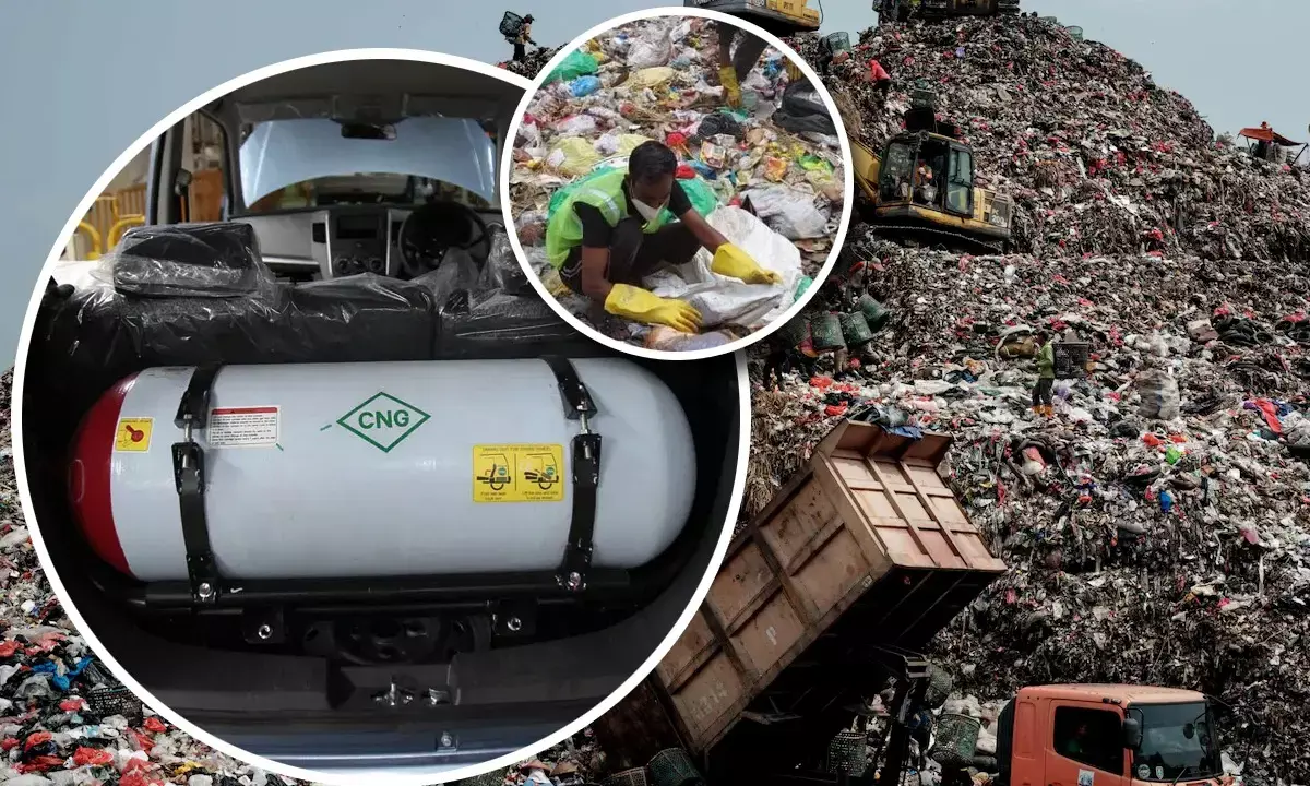 Bio CNG from Delhi Garbage