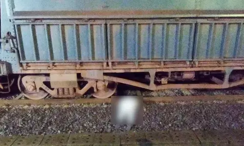 photo near the freight train