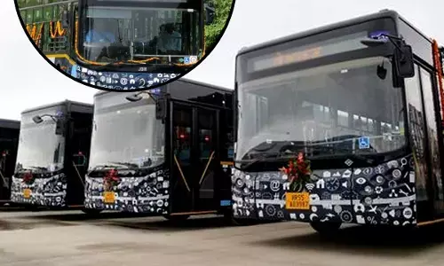 Faridabad CNG Buses
