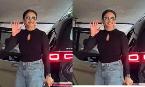 एक्ट्रेस रकुल प्रीत का सिंपल लुक