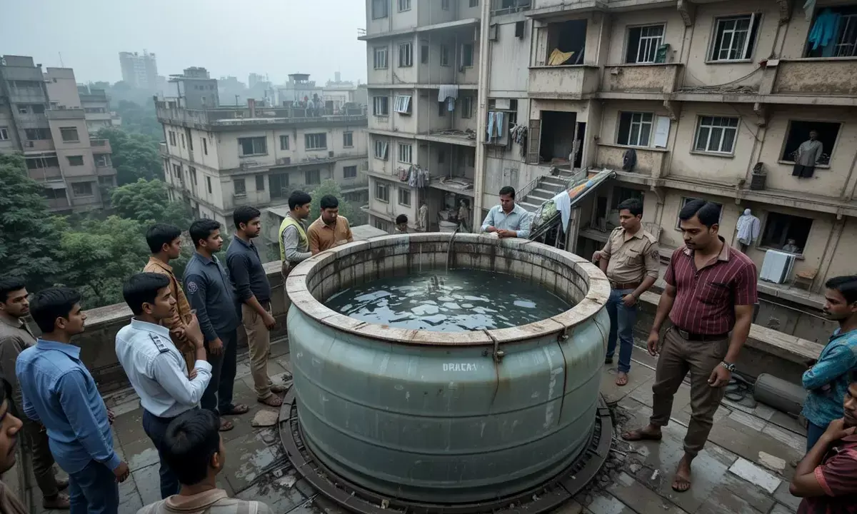 Security Guard drown in Water Tank