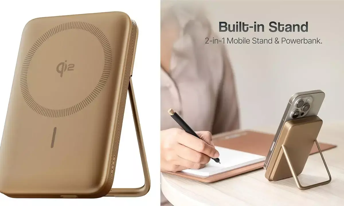 Ambrane MagSurge Qi2-Certified 10,000mAh MagSafe Wireless Powerbank