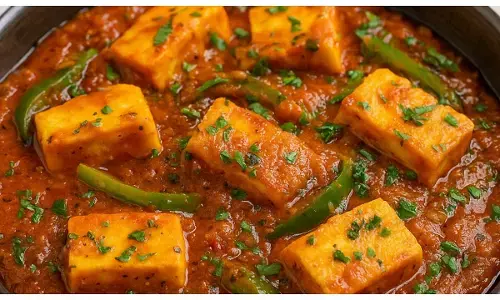 kadhai paneer without onion and garlic