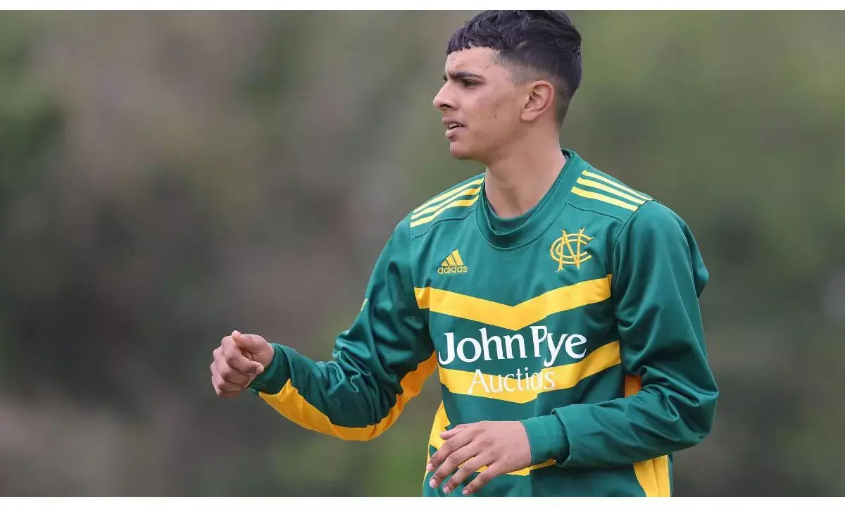 farhan ahmed hat-trick