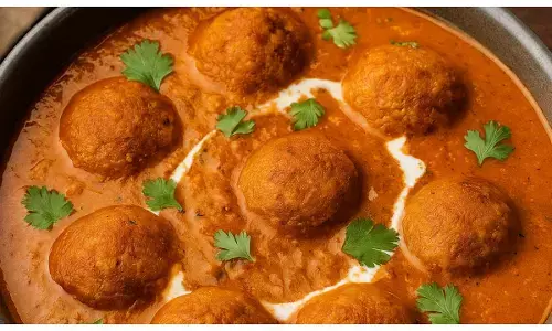 soyabean kofta curry