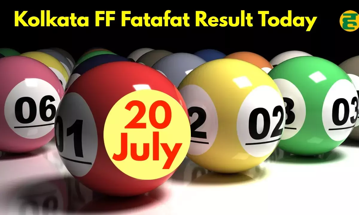 Kolkata FF Fatafat Result 20 July 2025: जानें रविवार को खेले गए सभी 4 राउंड्स के फटाफट रिजल्ट।