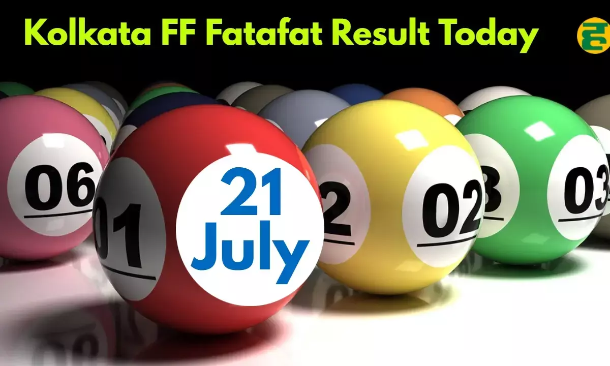 Kolkata FF Fatafat Result 21 July 2025 LIVE Updates today Monday