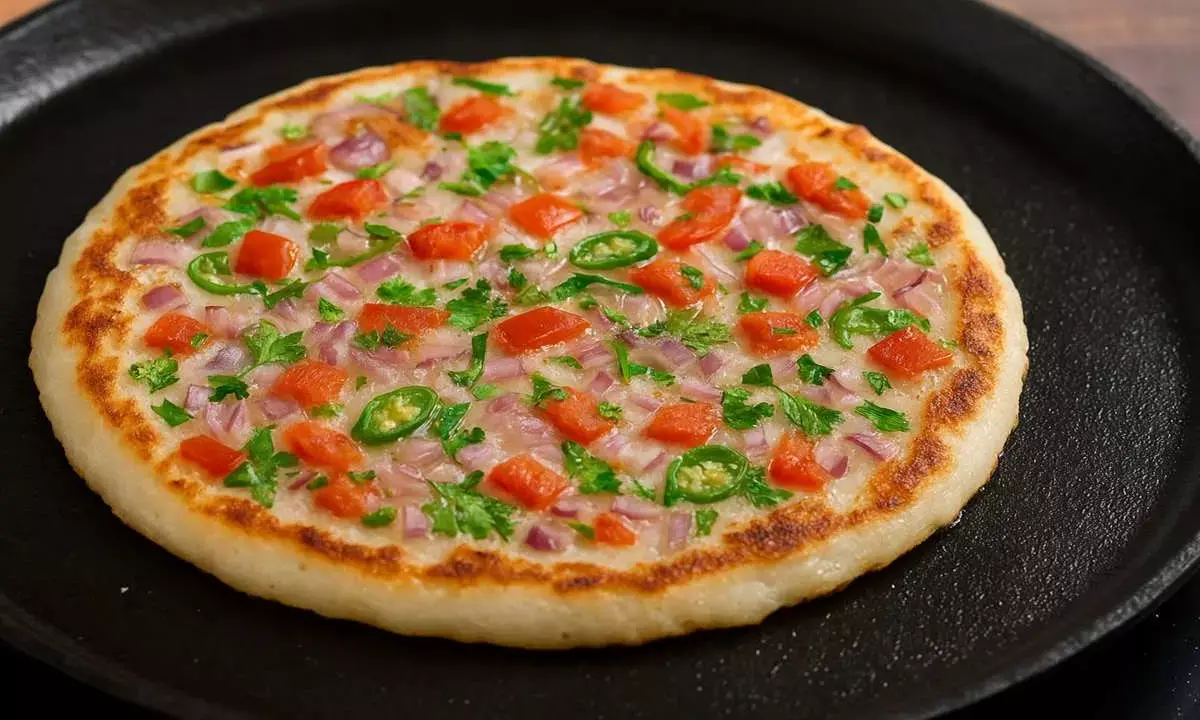 onion tomato uttapam pyaj tamatar uttapam recipe