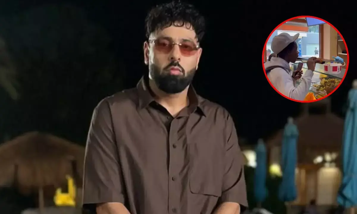 Badshah slams man eating chicken inside ISKCON restaurant in London