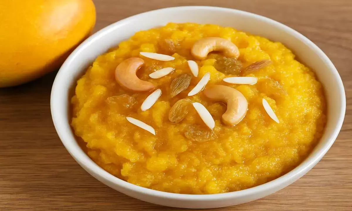 how to make mango suji halwa