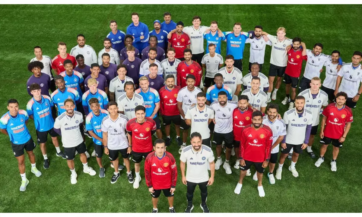 Team India Manchester United visit