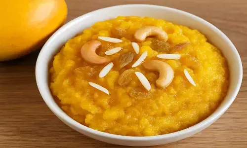 how to make mango suji halwa