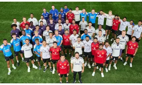 Team India Manchester United visit