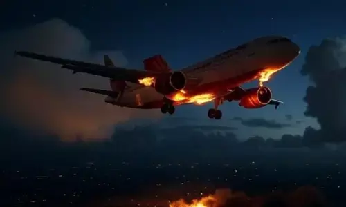 Air India AI 315 Plane Fire Delhi Airport