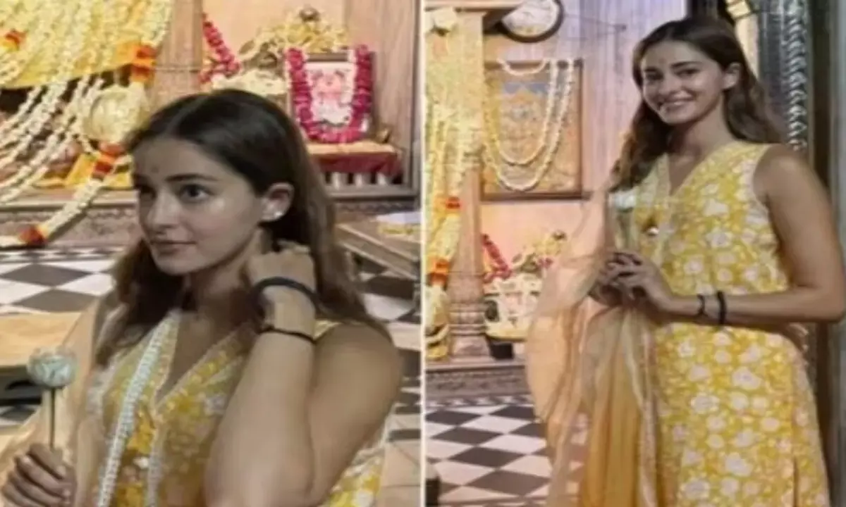 एक्ट्रेस अनन्या पांडे का खूबसूरत लुक