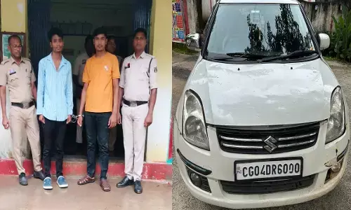 एमपी के दो तस्कर गिरफ्तार : कार की डिक्की में छुपाकर ले जा रहे थे 1.21 क्विंटल गांजा, नाकेबंदी कर पुलिस ने पकड़ा