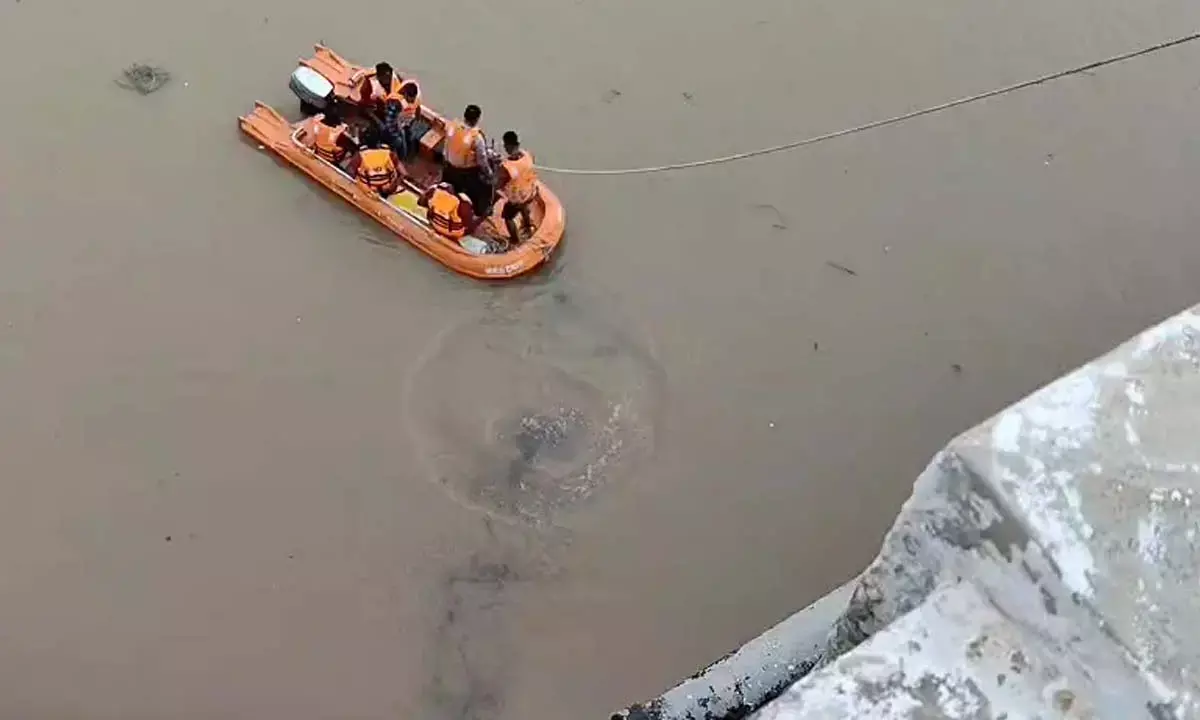 During rescue operation