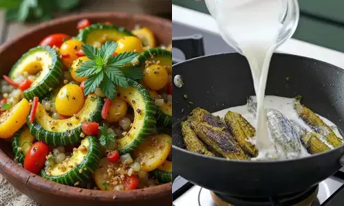 दूध वाले भरवां करेले बनाने की आसान रेसिपी। दूध वाले भरवां करेले बनाने की आसान रेसिपी।