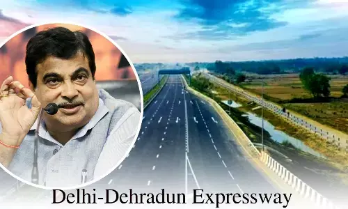 Union Minister Nitin Gadkari gave an update on Delhi-Dehradun Expressway