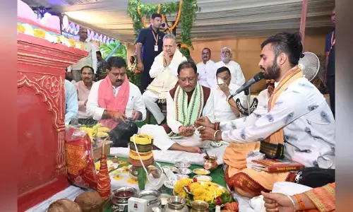 सीएम हाउस में हरेली उत्सव : मुख्यमंत्री साय ने गौरी-गणेश, नवग्रह की पूजा कर भगवान शिव का किया अभिषेक