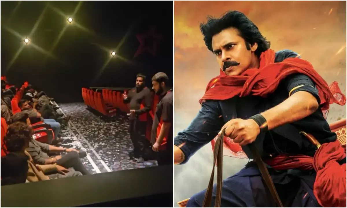 हरी हर वीरा मल्लू की स्क्रीनिंग के दौरान पवन कल्याण के फैंस ने थिएटर में हंगामा मचाया