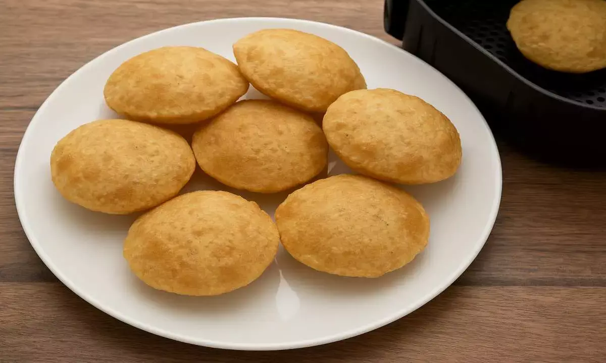 how to make oil free poori