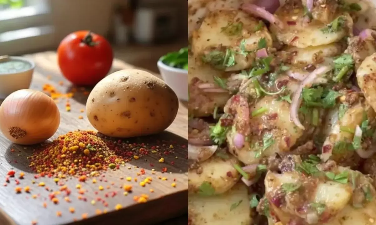 आलू कचालू की आसान रेसिपी।