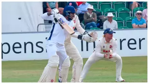 Tilak varma scored 2nd century in his third county match