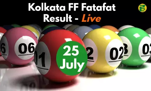 शुक्रवार, 25 जुलाई 2025 को कोलकाता एफएफ फटाफट के कुल 8 राउंड्स के नतीजे जारी किए जा रहे हैं।