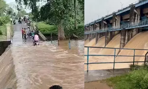 छत्तीसगढ़ के कई जिलों में बाढ़ जैसे हालात