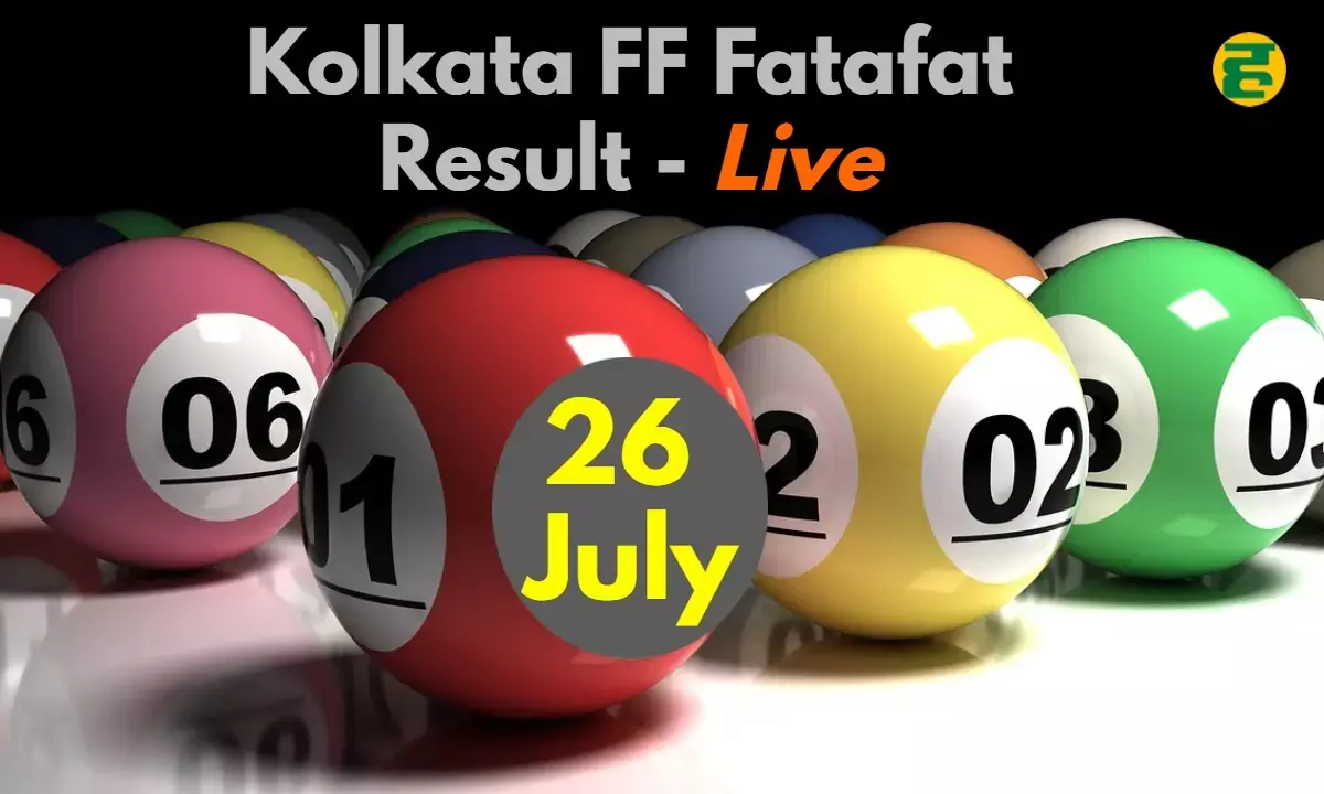 Kolkata FF Fatafat Result 26 July 2025 (LIVE): जानिए कोलकाता एफएफ फटाफट रिजल्ट
