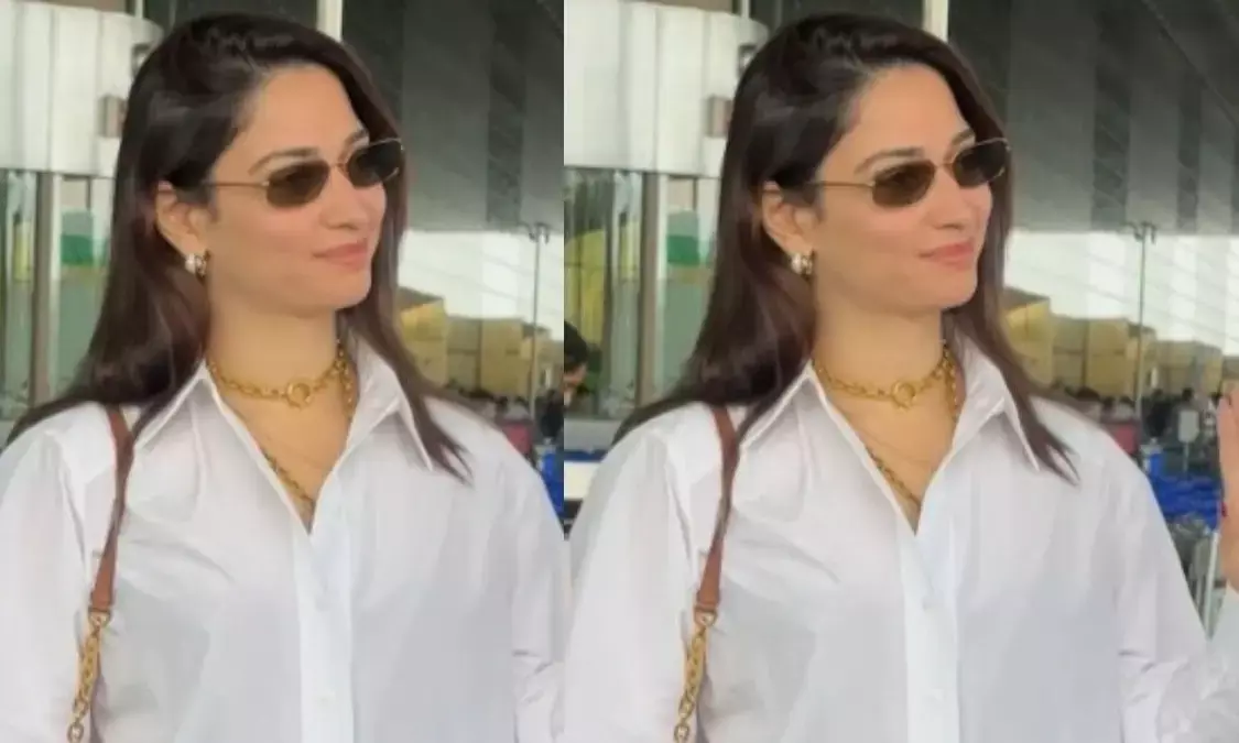 एक्ट्रेस तमन्ना भाटिया का कूल लुक