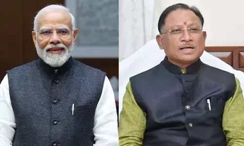 पीएम नरेंद्र मोदी और सीएम विष्णुदेव साय