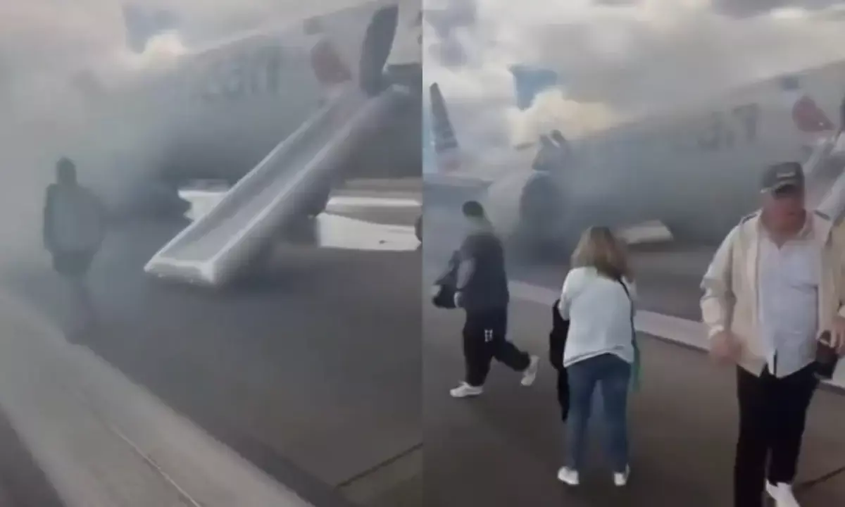 American Airlines Flight Fire