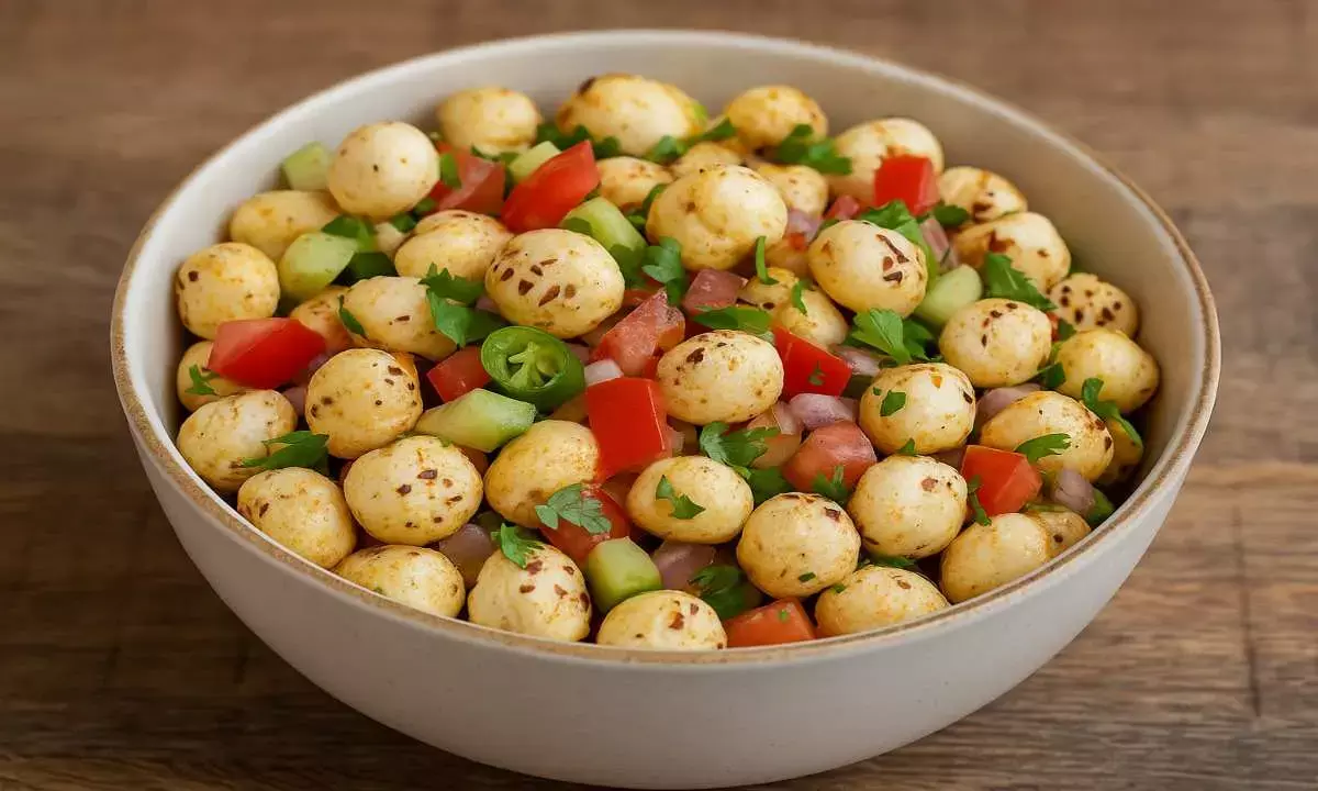 how to make makhana Chaat