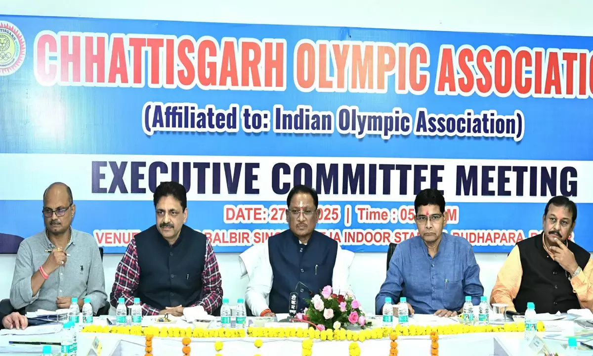 छत्तीसगढ़ ओलंपिक एसोसिएशन की बैठक : उत्कृष्ट खिलाड़ियों की घोषणा खेल दिवस से पहले करने का ऐलान
