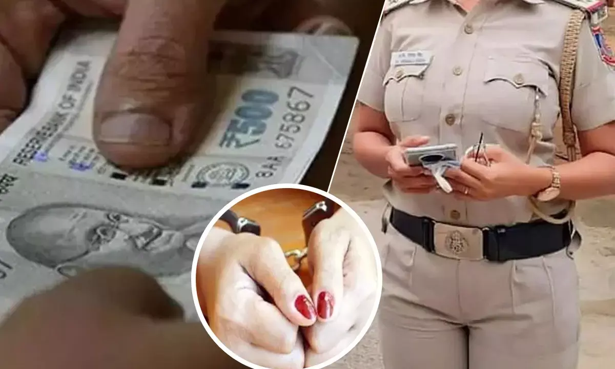 Delhi Police female SI arrested on charges of extortion