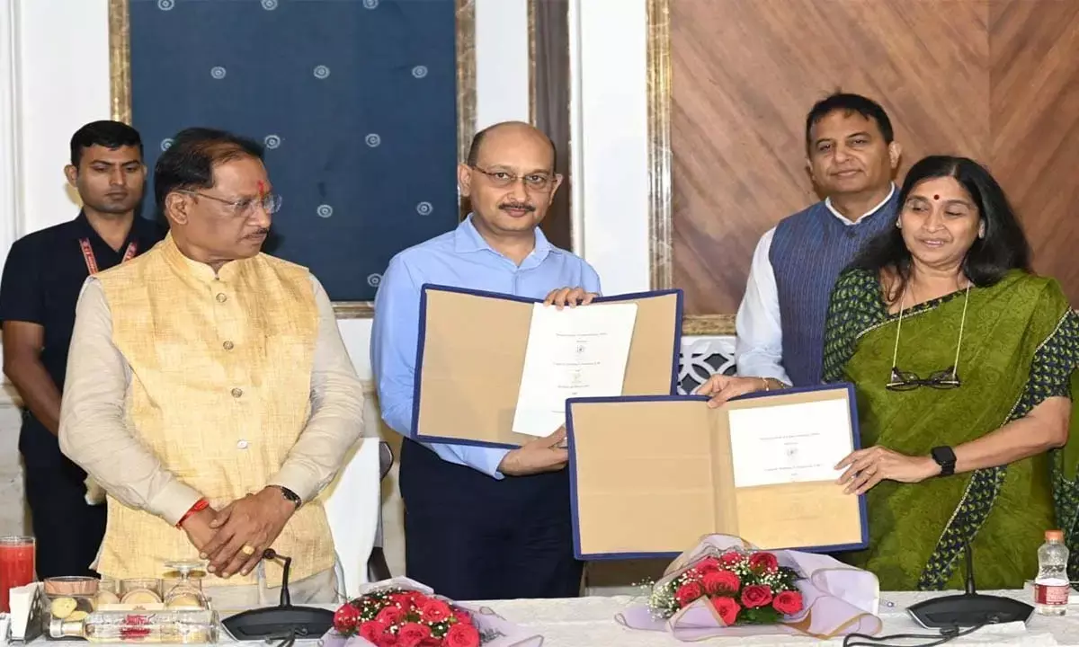 छत्तीसगढ़ शासन के बीच हुआ एमओयू छत्तीसगढ़ शासन के बीच हुआ एमओयू