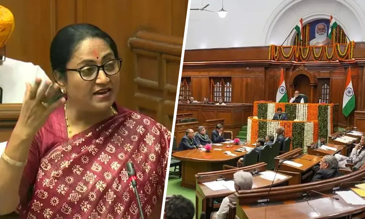 CM Rekha Gupta in Delhi Assembly